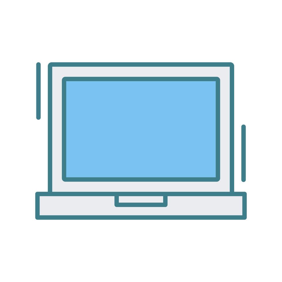 laptop vector pictogram