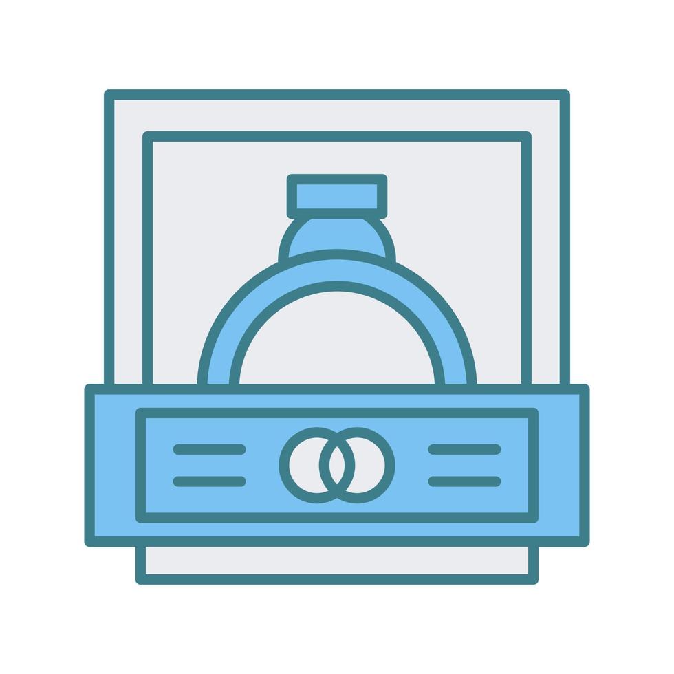 trouwring vector pictogram