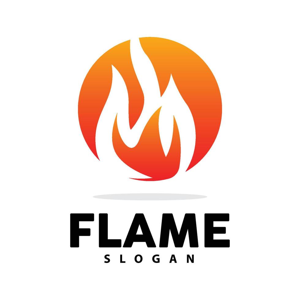 rood vlam logo, brandend warmte brand vector, brand logo sjabloon icoon ontwerp vector