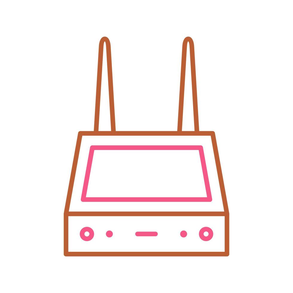 uniek router vector icoon