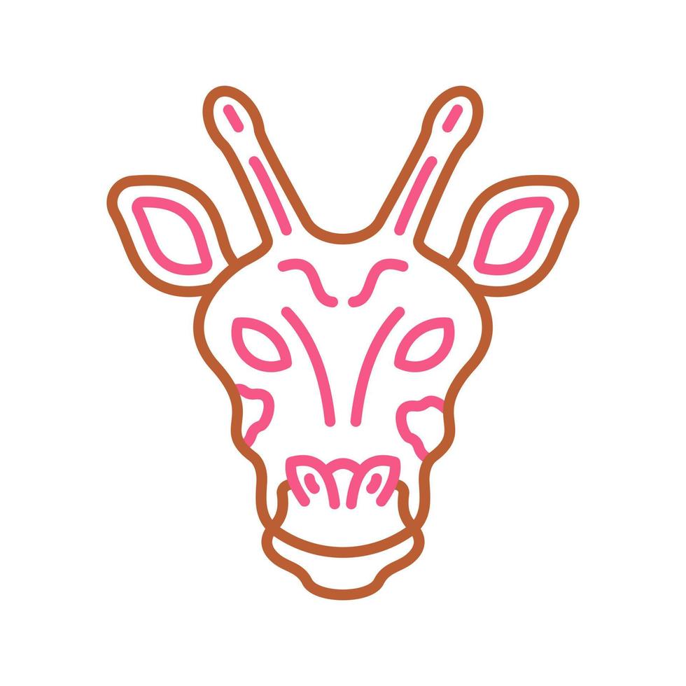 giraffe vector icoon