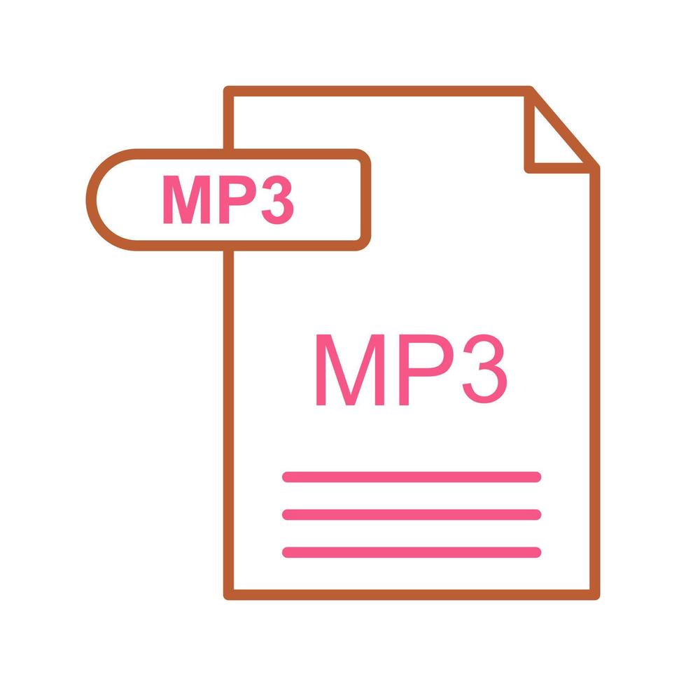 mp3 vector icoon