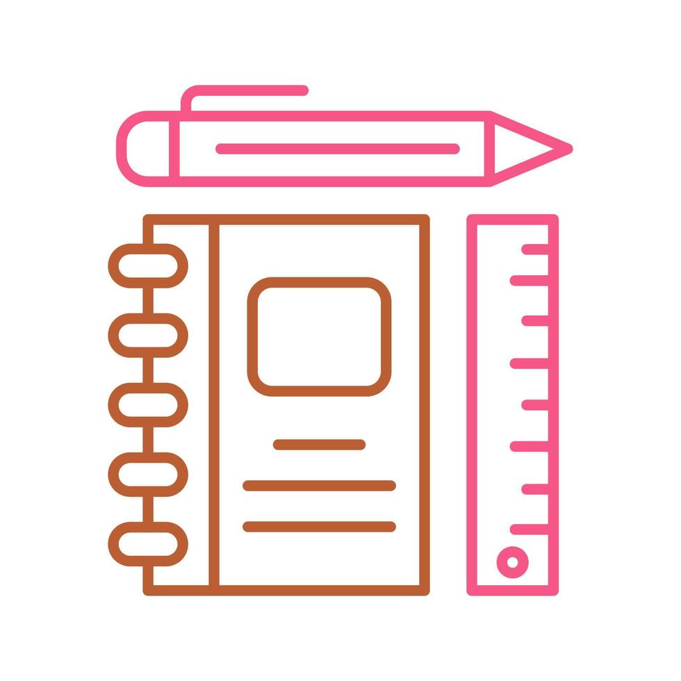 aan het leren gereedschap vector icoon