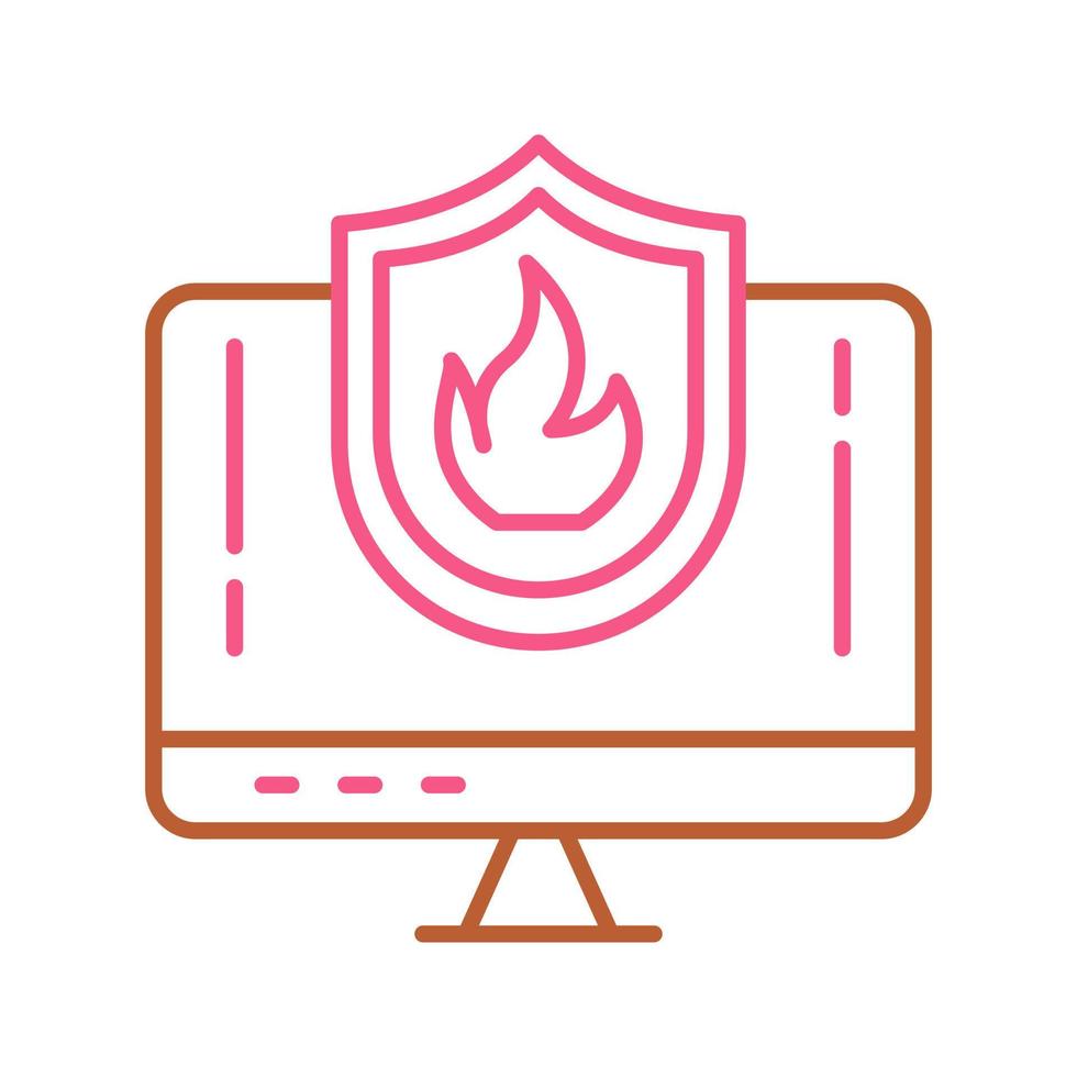 firewall vector pictogram