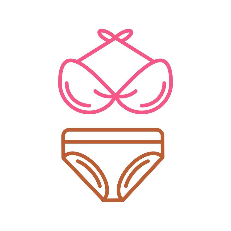 bikini vector icoon