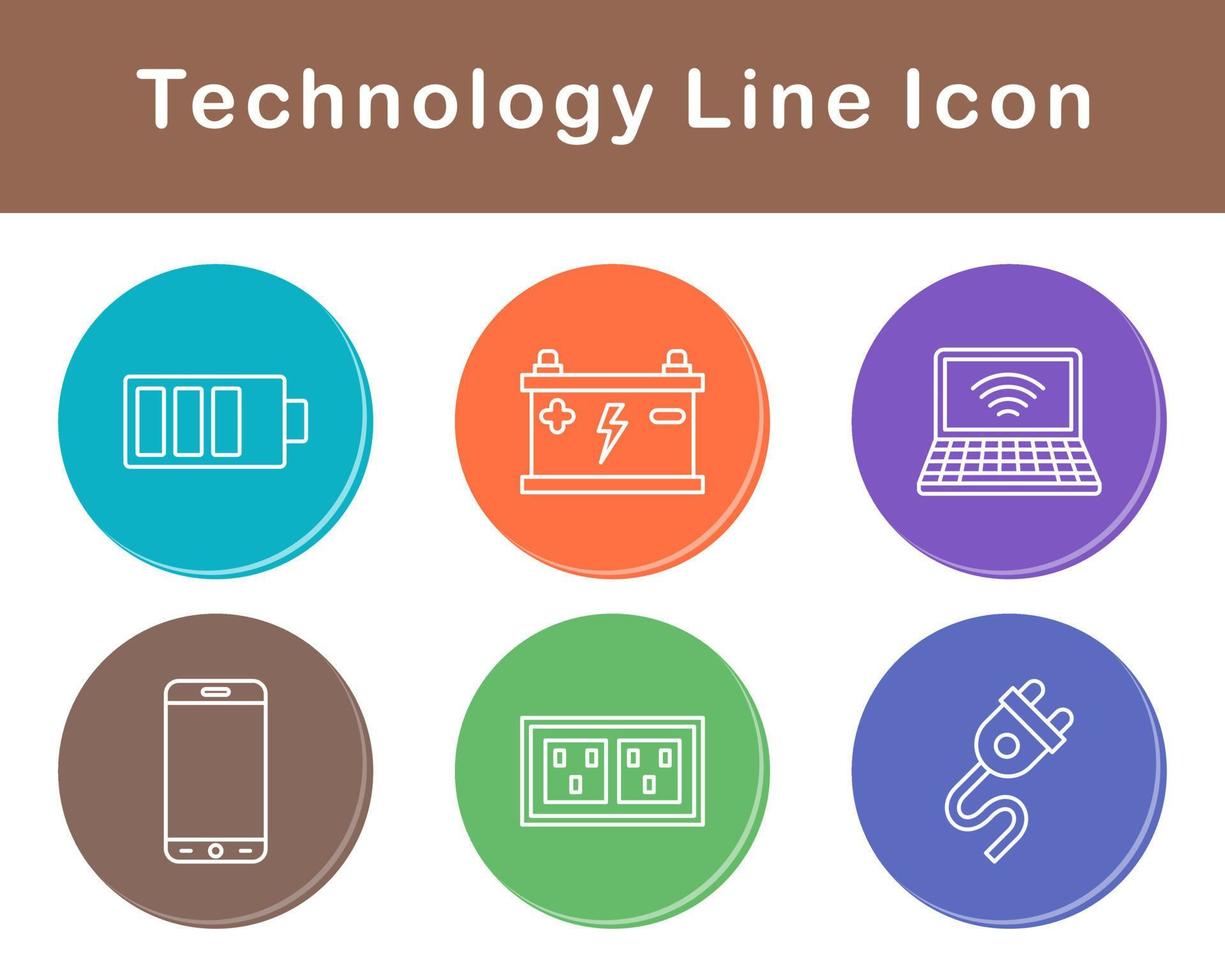 technologie vector icoon reeks