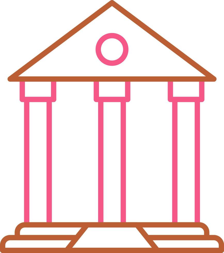 Parthenon vector icoon