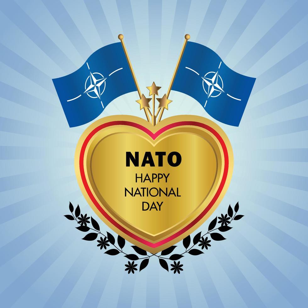 nato nationaal dag , nationaal dag cakes vector