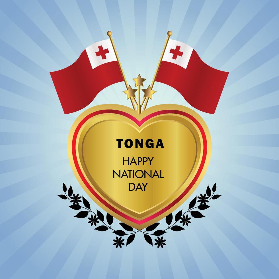 Tonga nationaal dag , nationaal dag cakes vector