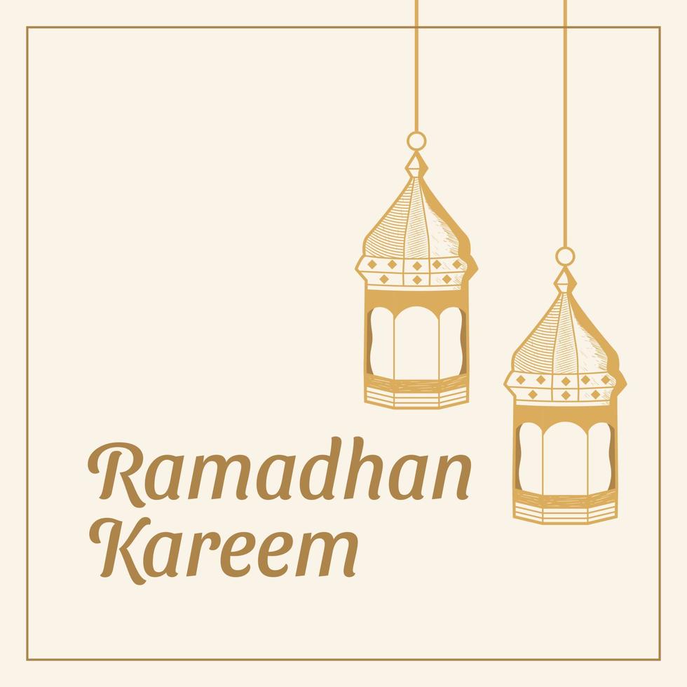 ramadahan kareem banier vector