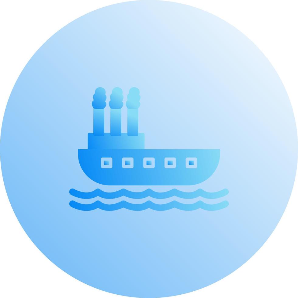 stoomboot vector icoon