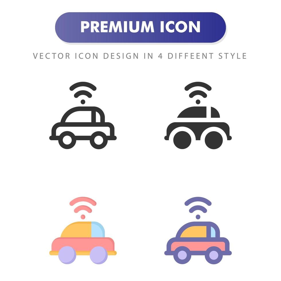 auto pictogram geïsoleerd op een witte achtergrond. voor uw websiteontwerp, logo, app, ui. vectorafbeeldingen illustratie en bewerkbare beroerte. eps 10. vector