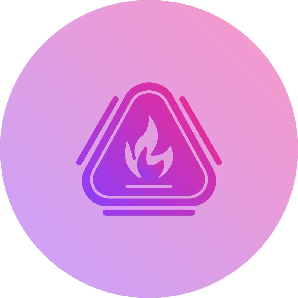 voorzichtigheid brand vector icoon
