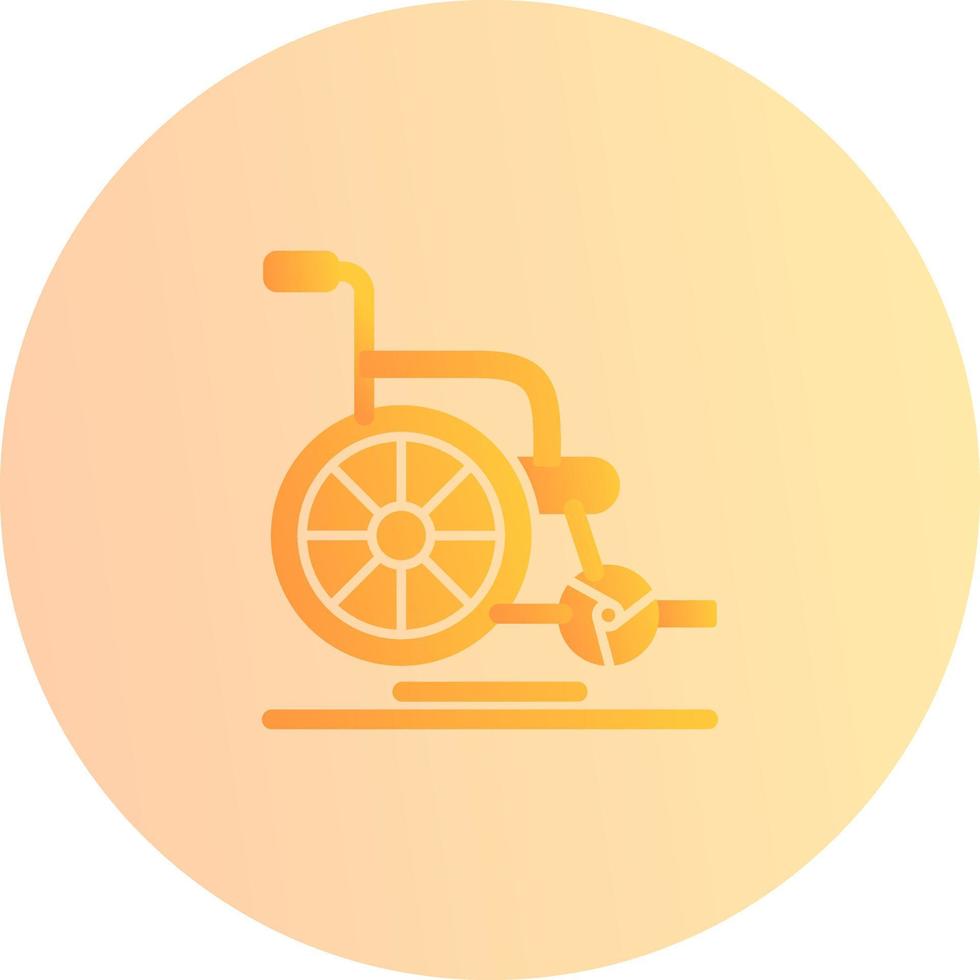 wiel stoel vector icoon
