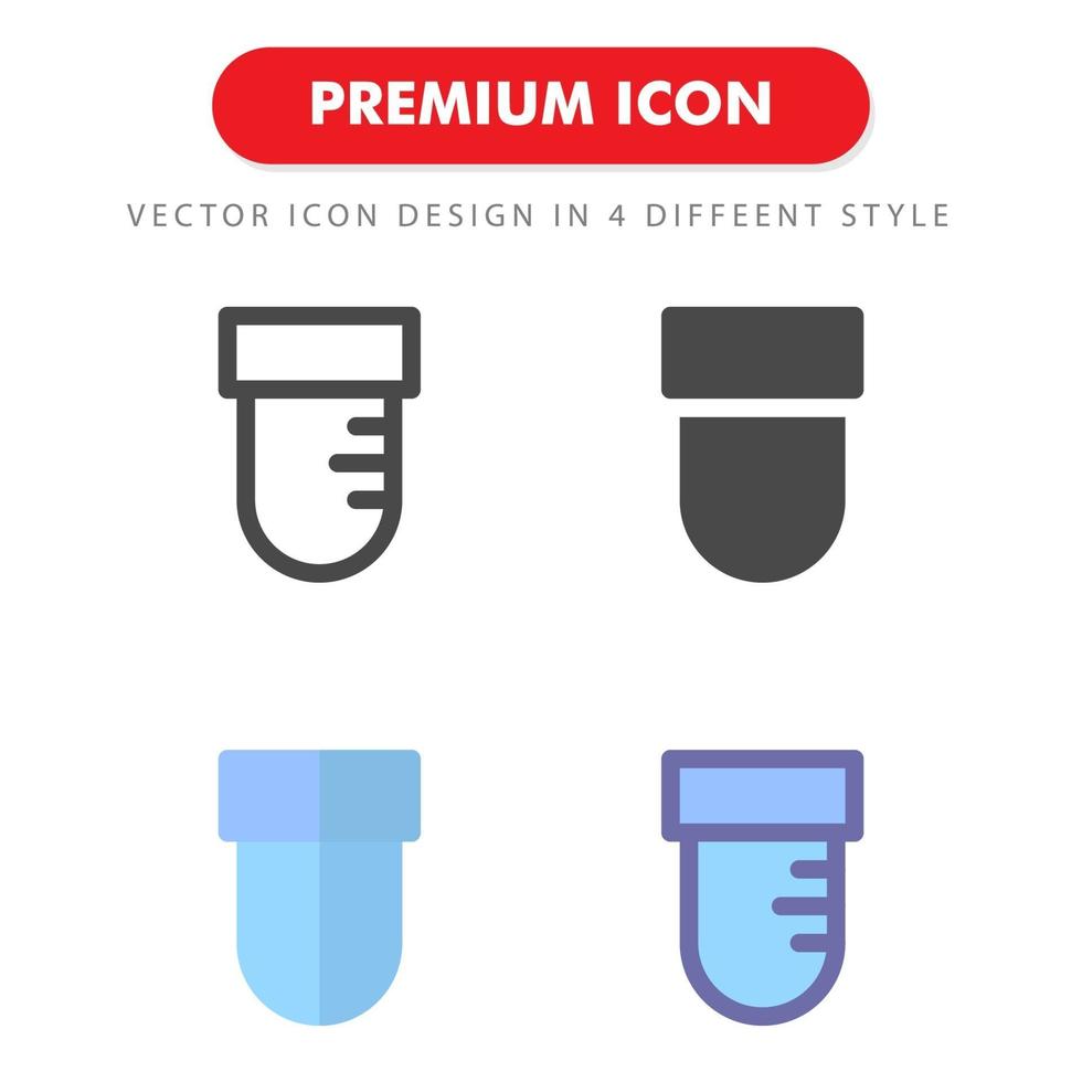 reageerbuis icon pack geïsoleerd op een witte achtergrond. voor uw websiteontwerp, logo, app, ui. vectorafbeeldingen illustratie en bewerkbare beroerte. eps 10. vector