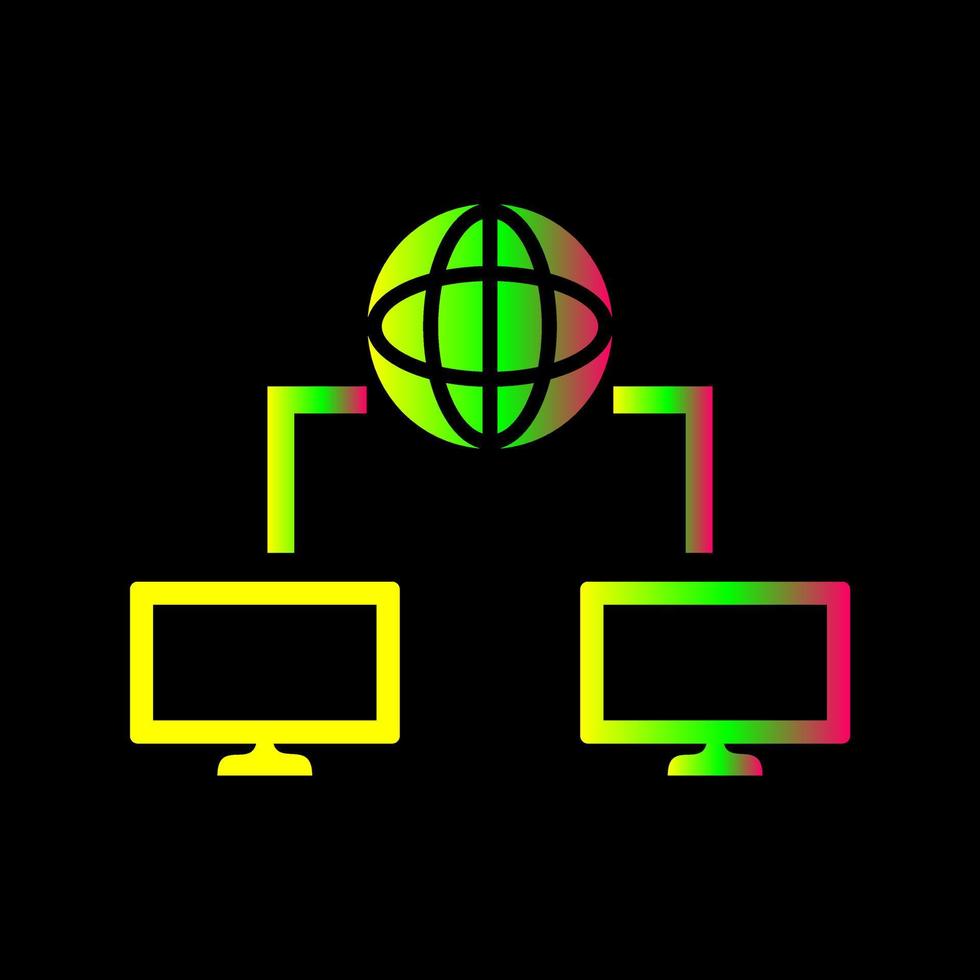 uniek internet connectiviteit vector icoon