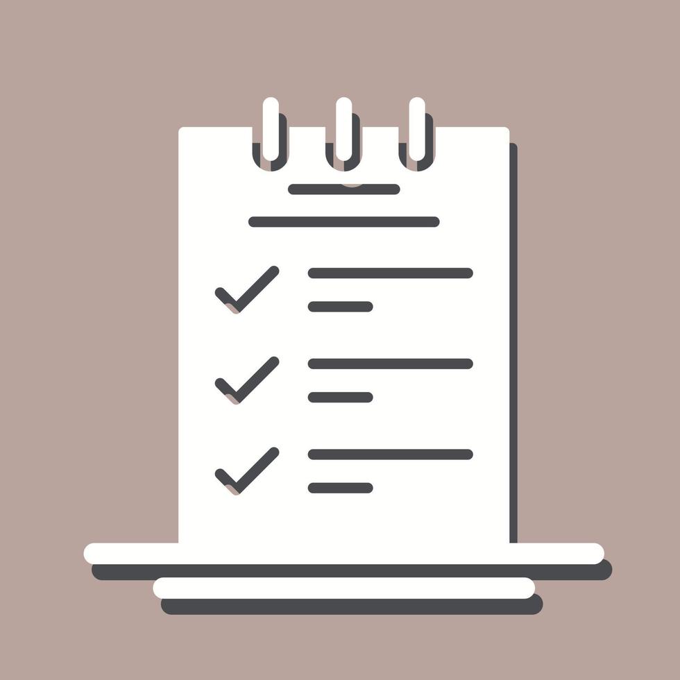 reservering checklist vector icoon