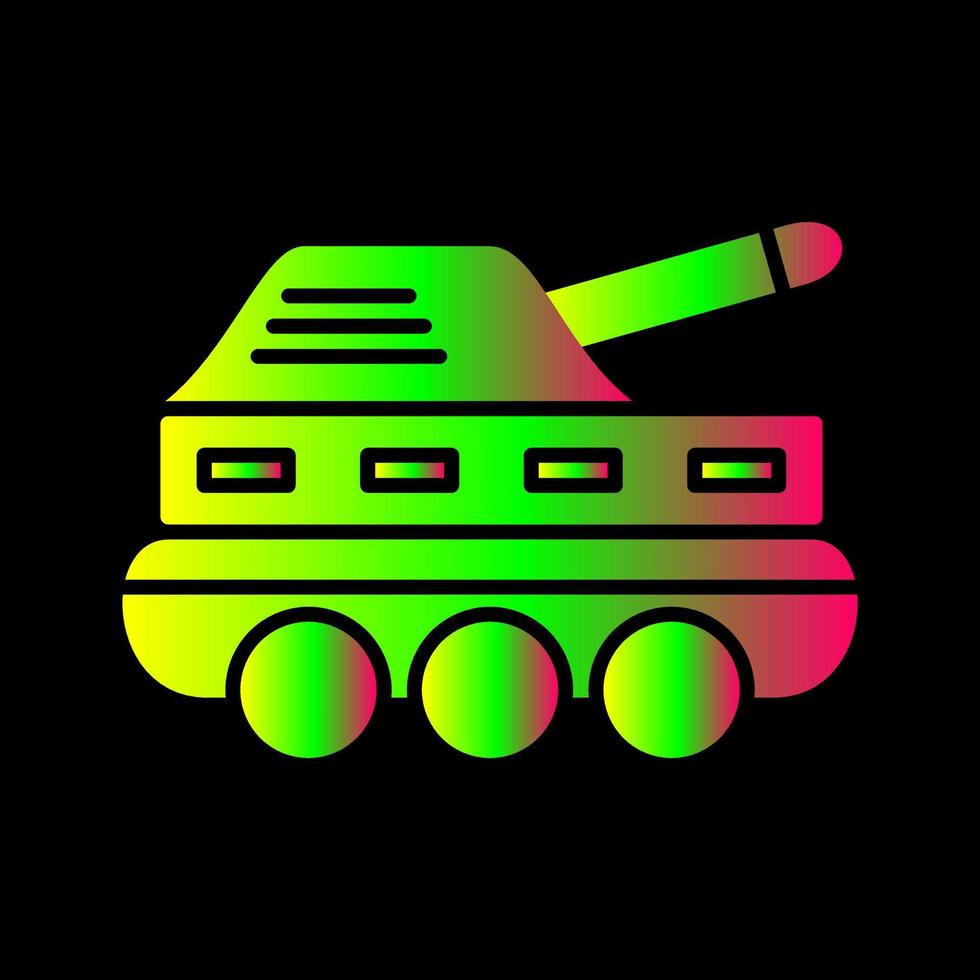 infanterie tank vector icoon