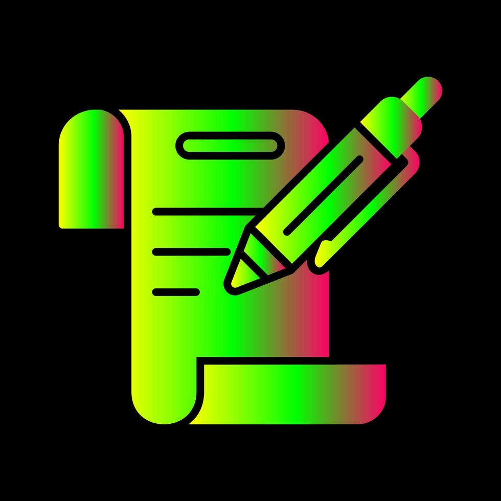 contract vector pictogram