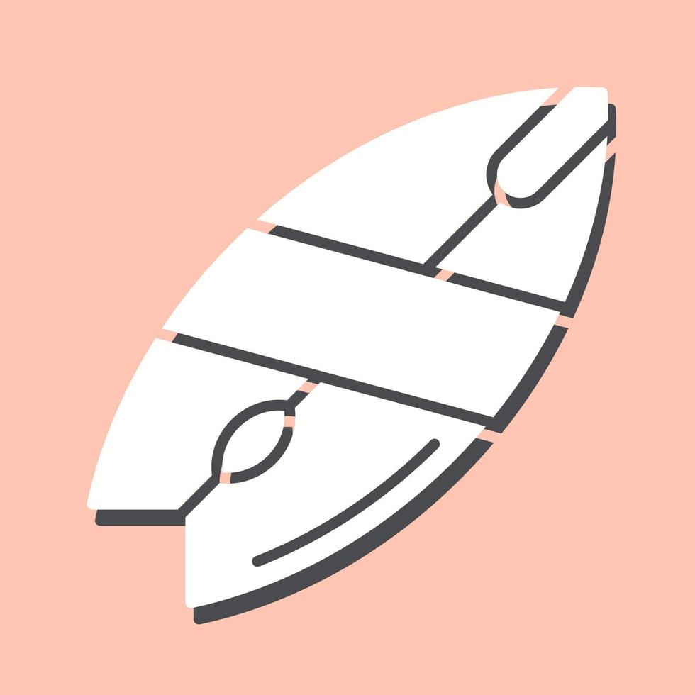 surfplank vector pictogram