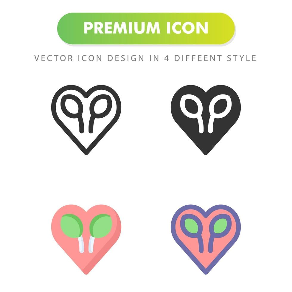 liefde pictogram geïsoleerd op een witte achtergrond. voor uw websiteontwerp, logo, app, ui. vectorafbeeldingen illustratie en bewerkbare beroerte. eps 10. vector