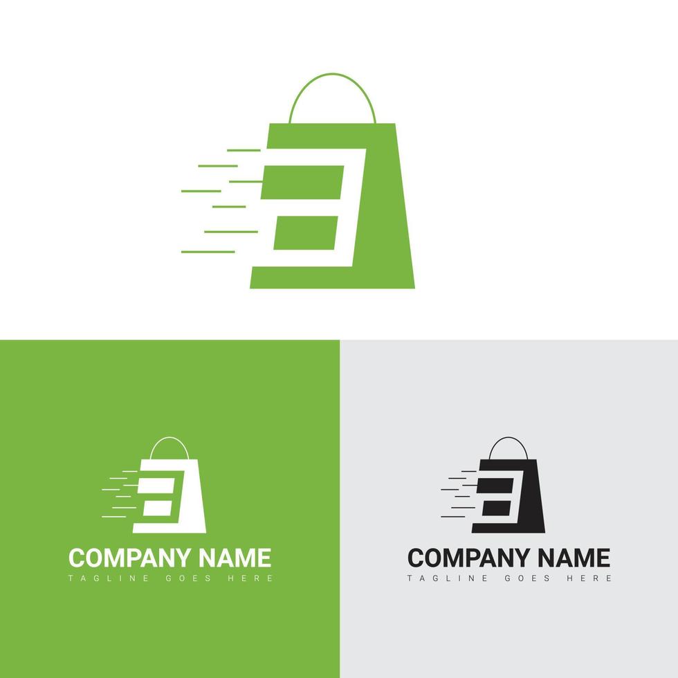 een brief logo, een brief markering, een modern logo vector