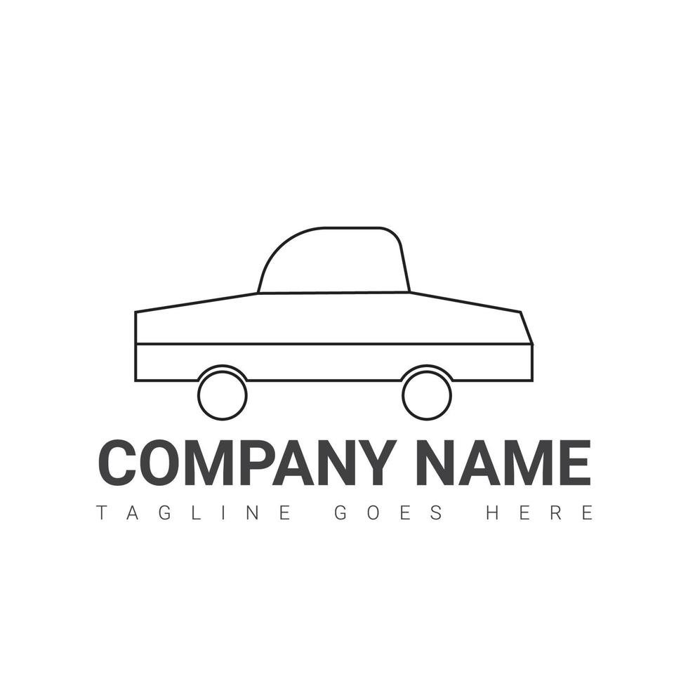 auto logo illustratie, vector auto logo ontwerp, modern logo sjabloon