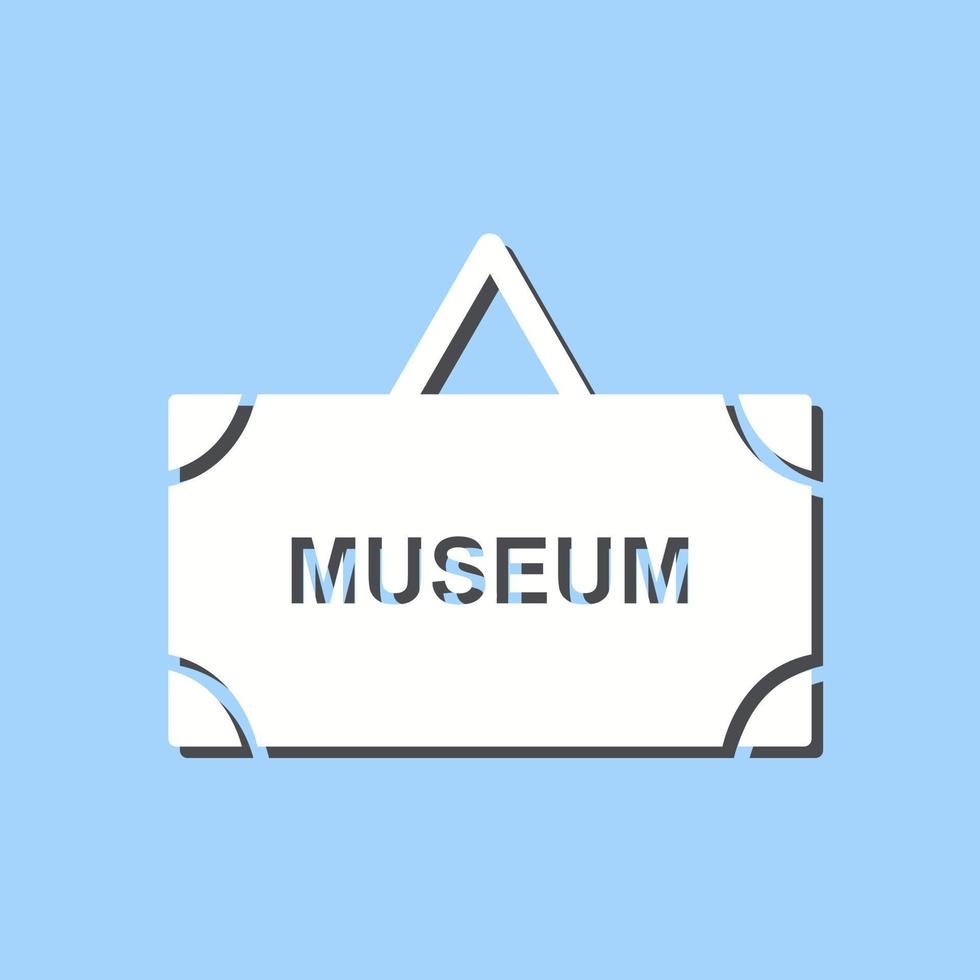 museum label vector icoon