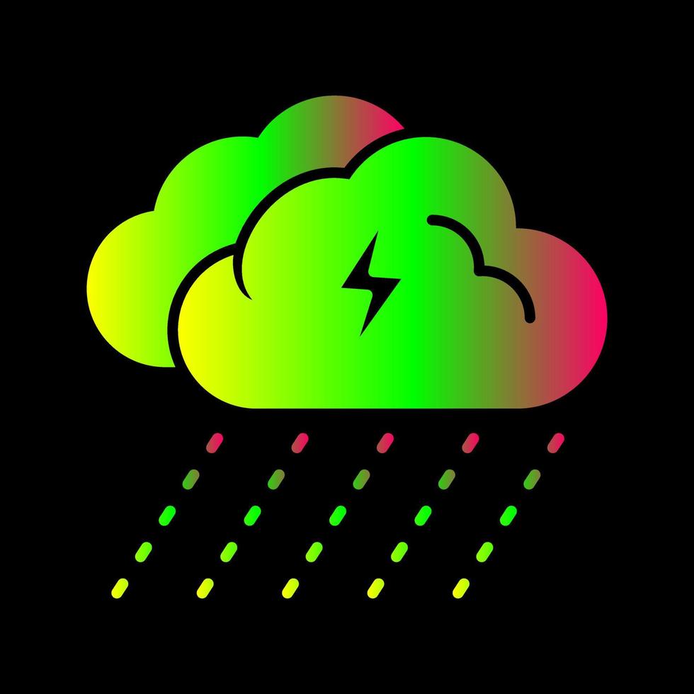 regenachtig dag vector icoon