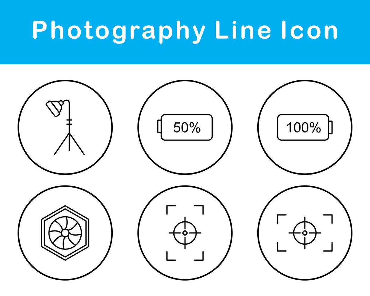 fotografie vector icoon reeks