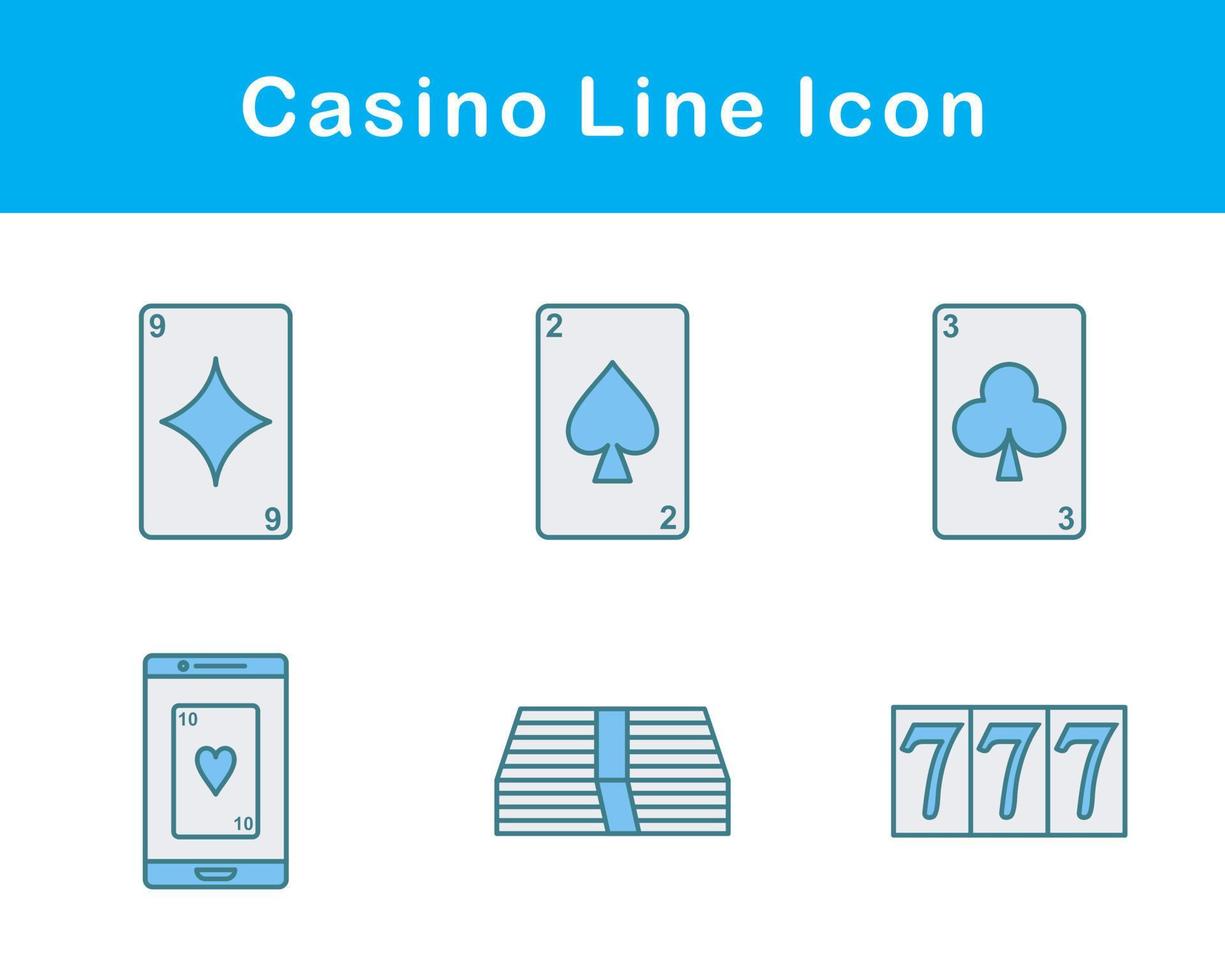 casino vector icoon reeks