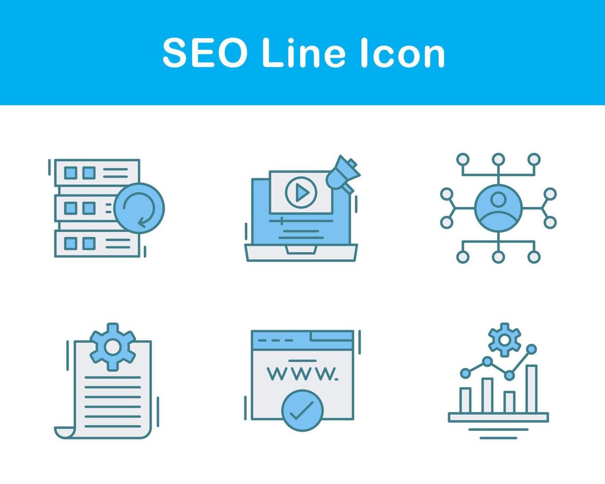 seo vector icoon reeks