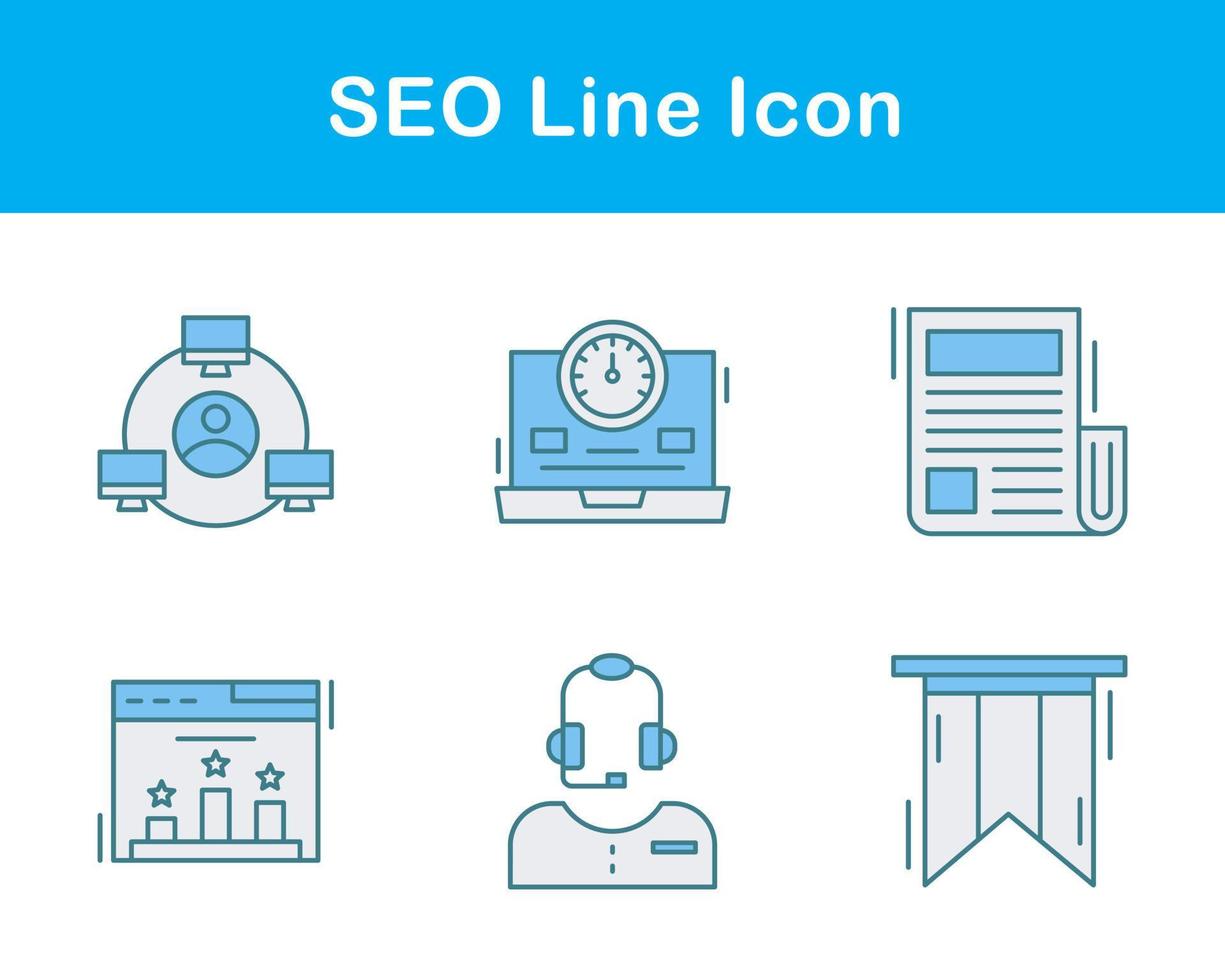 seo vector icoon reeks