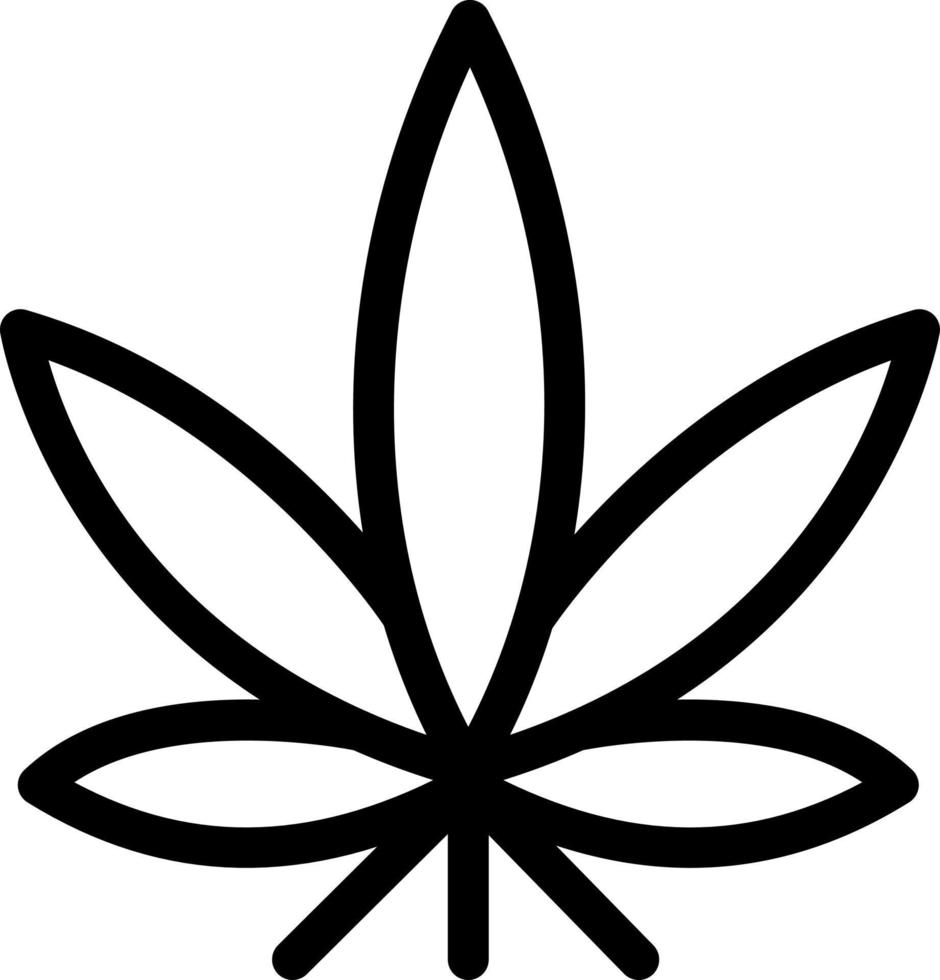 marihuana vectorillustratie op een background.premium kwaliteit symbolen.vector pictogrammen voor concept en grafisch ontwerp. vector