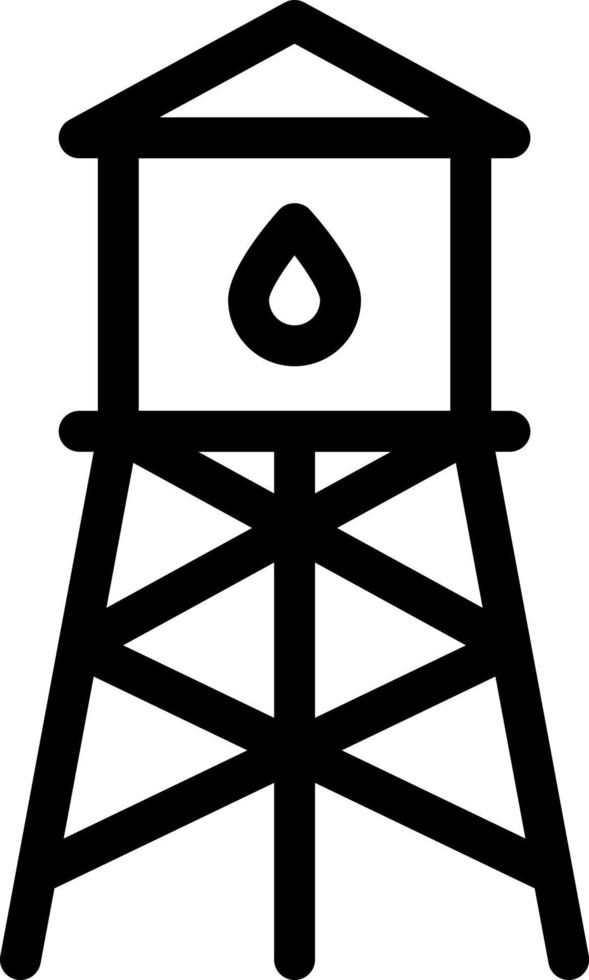water toren vector illustratie Aan een achtergrond.premium kwaliteit symbolen.vector pictogrammen voor concept en grafisch ontwerp.