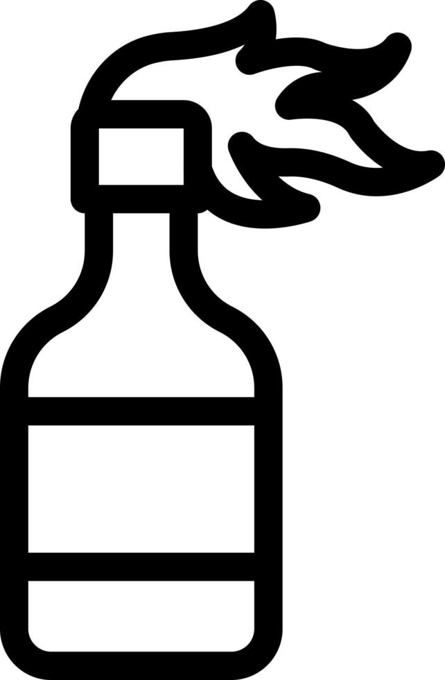 brand fles vector illustratie Aan een achtergrond.premium kwaliteit symbolen.vector pictogrammen voor concept en grafisch ontwerp.