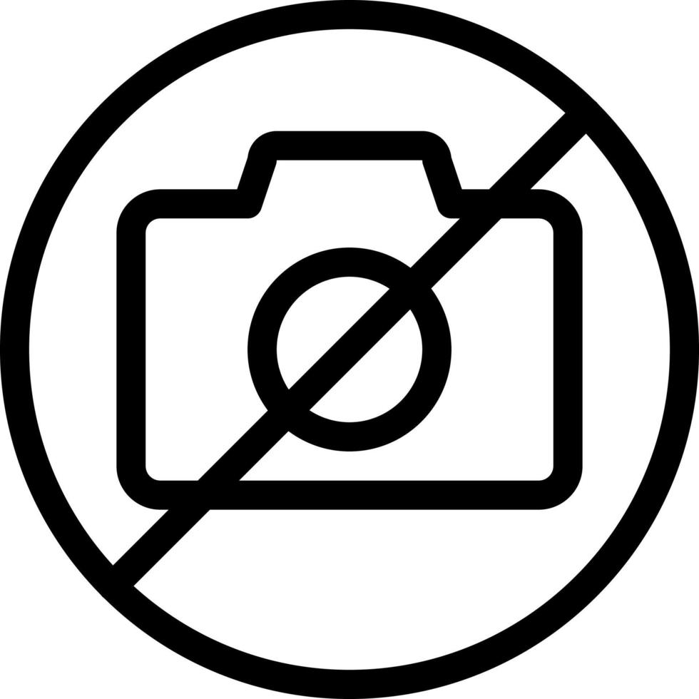 geen camera vectorillustratie op een background.premium kwaliteit symbolen.vector iconen voor concept en grafisch ontwerp. vector