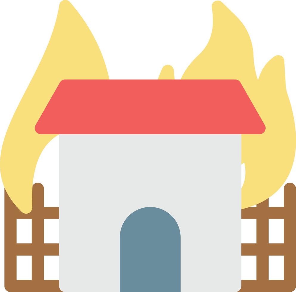huis vlam vector illustratie Aan een achtergrond.premium kwaliteit symbolen.vector pictogrammen voor concept en grafisch ontwerp.