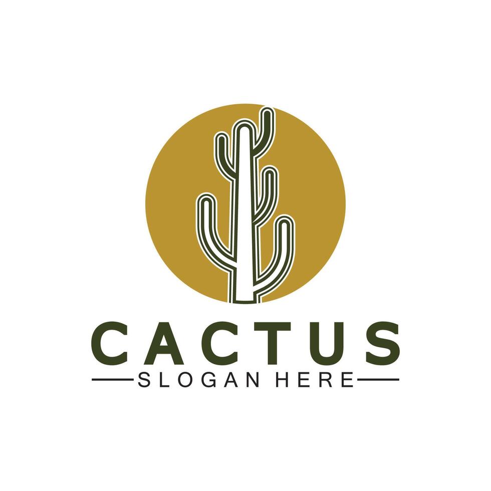 cactus logo sjabloon ontwerp vector, ontwerp concept, creatief symbool, icoon vector