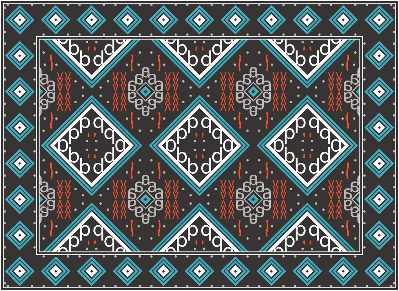 Perzisch tapijt modern leven kamer, hedendaags modern Perzisch tapijt, Afrikaanse etnisch aztec stijl ontwerp voor afdrukken kleding stof tapijten, handdoeken, zakdoeken, sjaals tapijt, vector