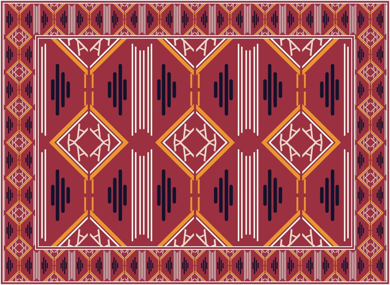 Perzisch tapijt modern leven kamer, motief etnisch naadloos patroon boho Perzisch tapijt leven kamer Afrikaanse etnisch aztec stijl ontwerp voor afdrukken kleding stof tapijten, handdoeken, zakdoeken, sjaals tapijt, vector