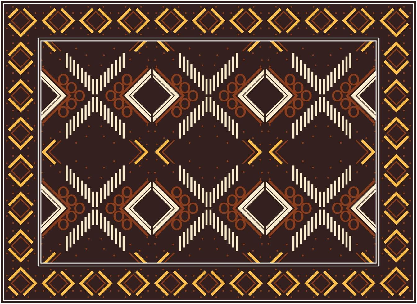 modern Perzisch tapijt textuur, Afrikaanse motief Scandinavisch Perzisch tapijt modern Afrikaanse etnisch aztec stijl ontwerp voor afdrukken kleding stof tapijten, handdoeken, zakdoeken, sjaals tapijt, vector