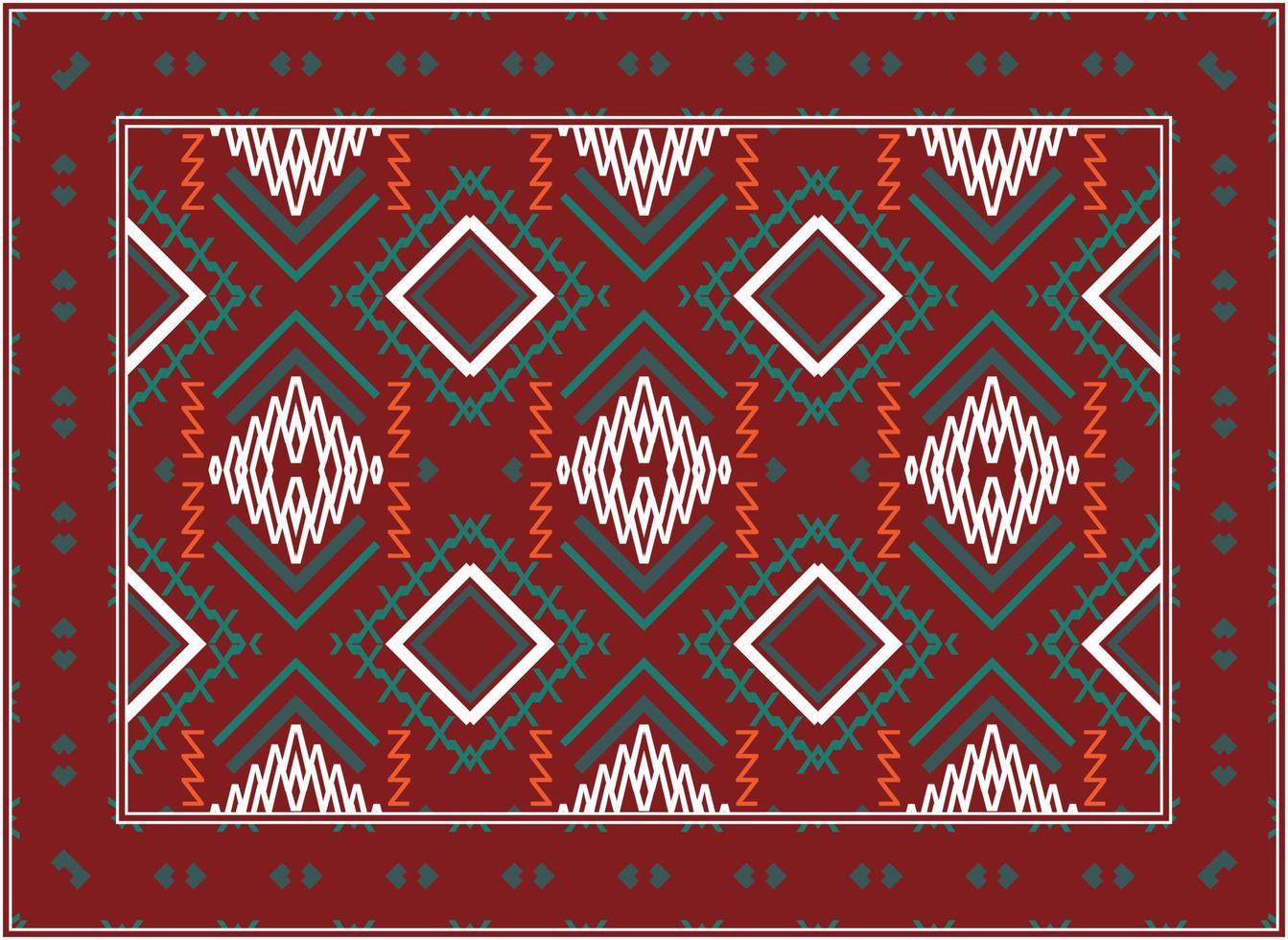 modern Perzisch tapijt textuur, motief etnisch naadloos patroon modern Perzisch tapijt, Afrikaanse etnisch aztec stijl ontwerp voor afdrukken kleding stof tapijten, handdoeken, zakdoeken, sjaals tapijt, vector
