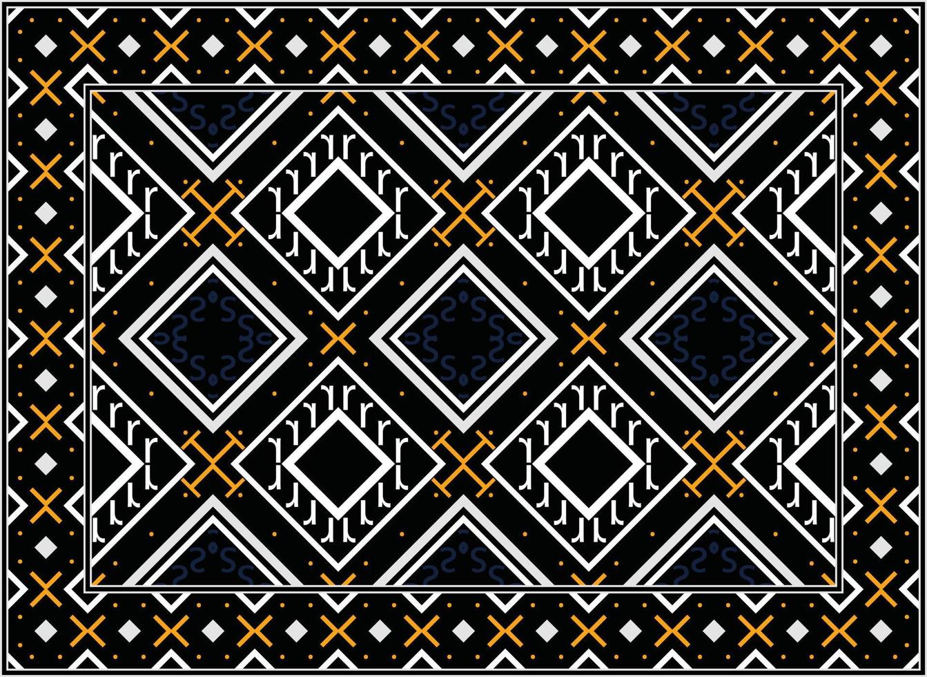 antiek Perzisch tapijt, motief etnisch naadloos patroon modern Perzisch tapijt, Afrikaanse etnisch aztec stijl ontwerp voor afdrukken kleding stof tapijten, handdoeken, zakdoeken, sjaals tapijt, vector