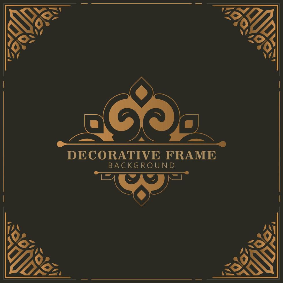 elegante decoratieve frame ontwerp achtergrond vector