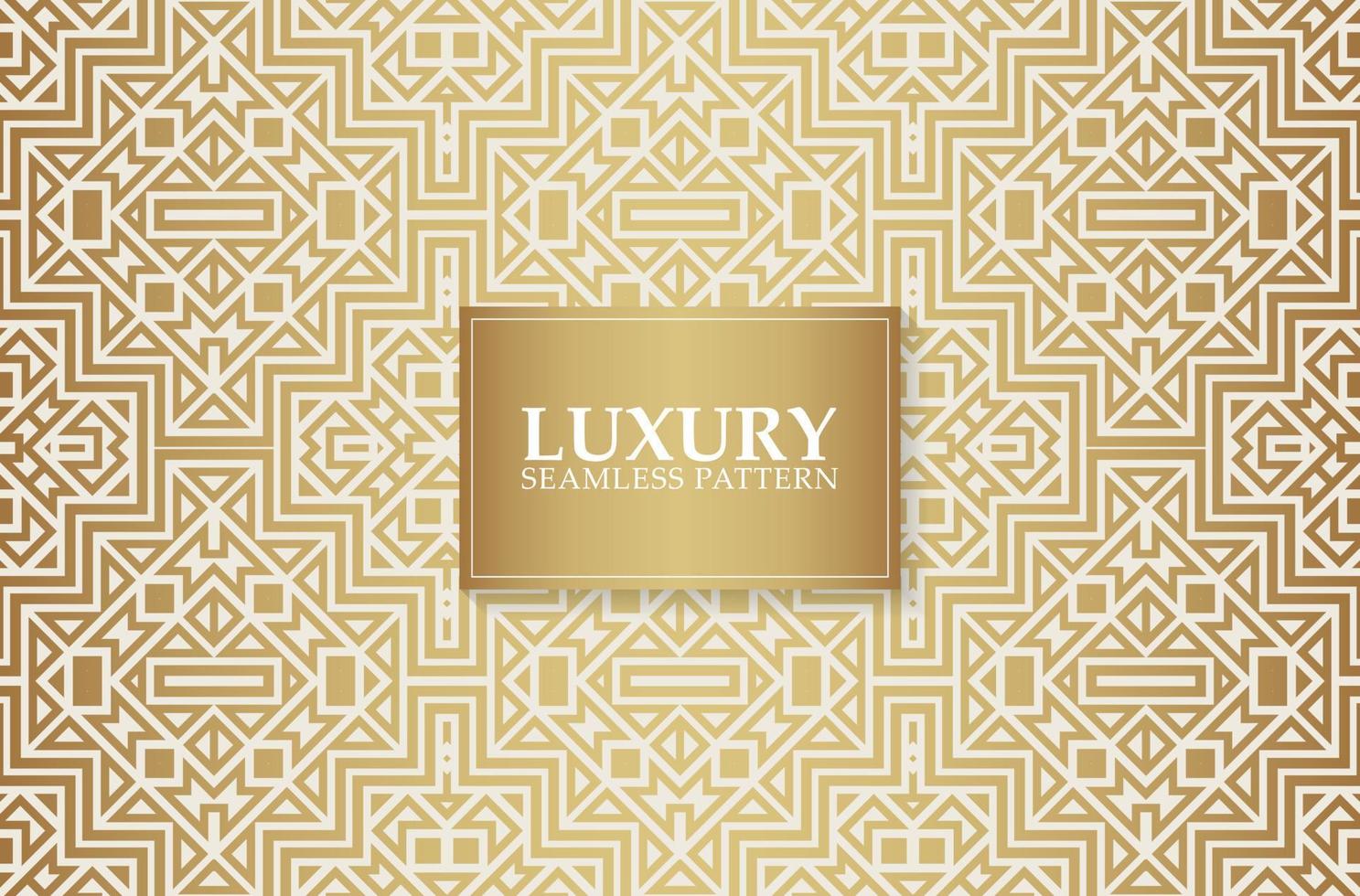 luxe witte ornament patroon ontwerp achtergrond vector