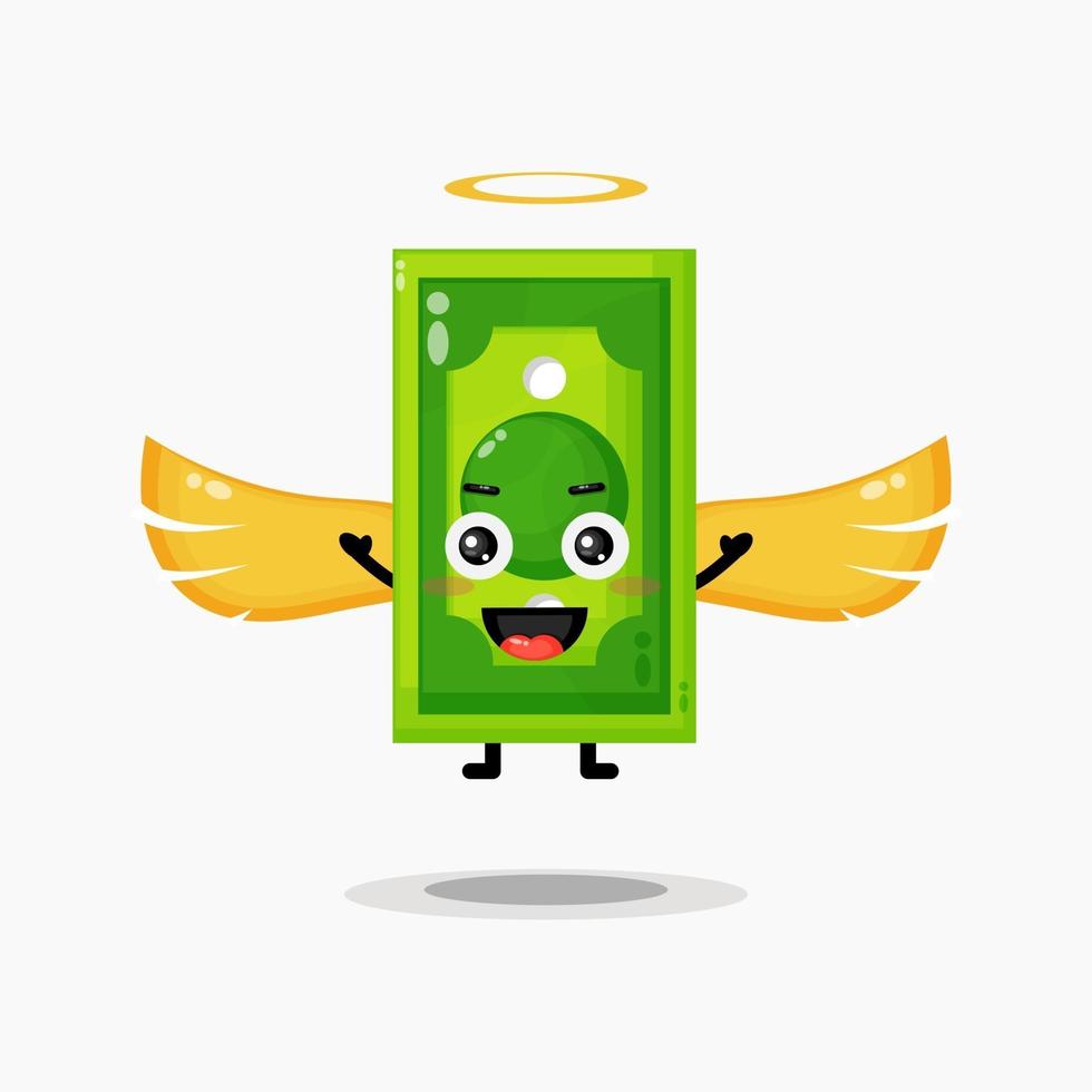 schattige engel geld ontwerp illustratie vector