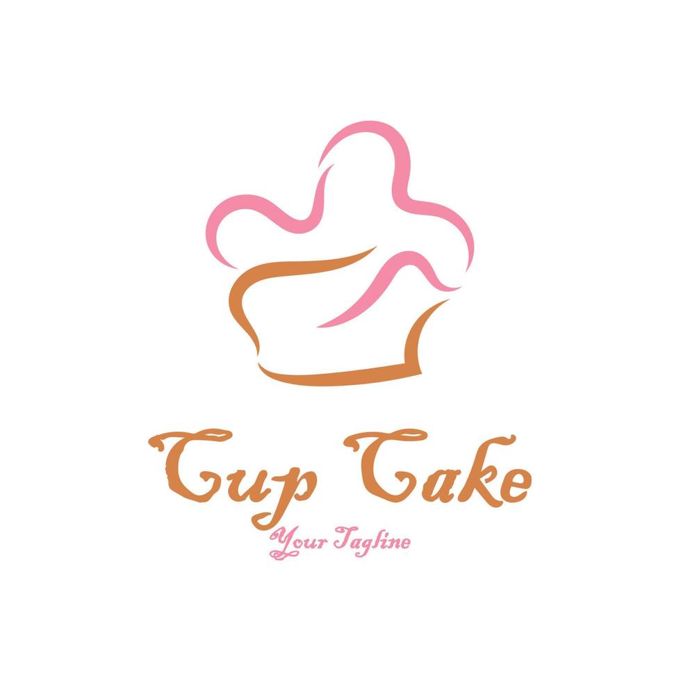 koekje logo ontwerp vector illustratie sjabloon. koekje bakkerij pictogram.taart winkel, bakker winkel ,vector