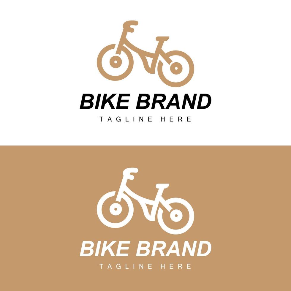 fiets logo, voertuig vector, fiets silhouet icoon, gemakkelijk ontwerp inspiratie vector