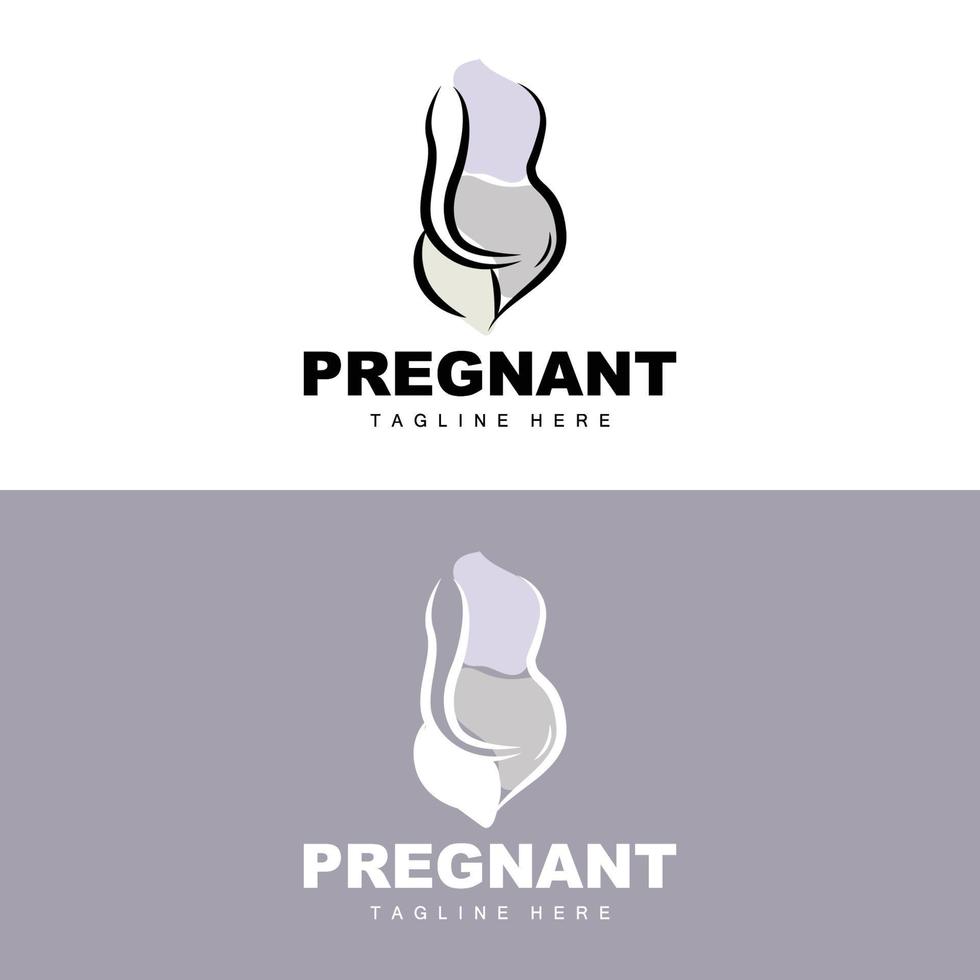 zwanger logo, mam en baby Gezondheid zorg ontwerp, zwanger en baby geneeskunde merk icoon vector